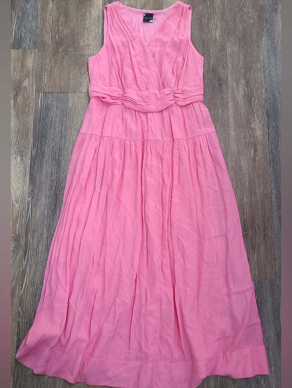 Maison Tara Maxi Crinkle Dress Women's Size 16W